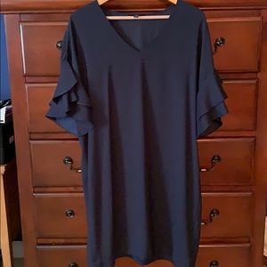 Banana Republic Ruffle Sleeve Dress size 14